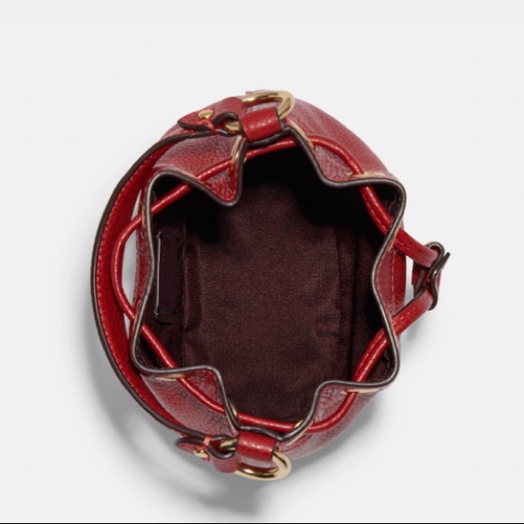 Coach Dempsey Bucket Bag Heart Charm - Picture 4 of 12